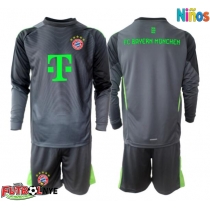 Camiseta Bayern Munich Portero Visitante Equipación para niños 2025-26 manga larga (+ pantalones cortos)